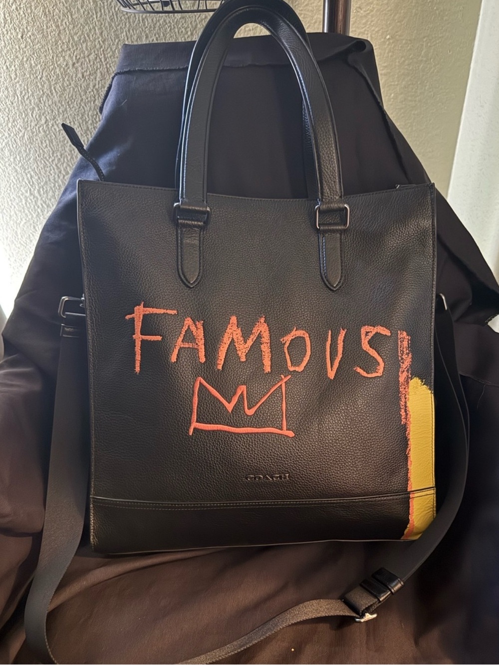 Coach x Jean-Michel Basquait Lmt Edition | Black Leather 'Famous'
Tote C5428
